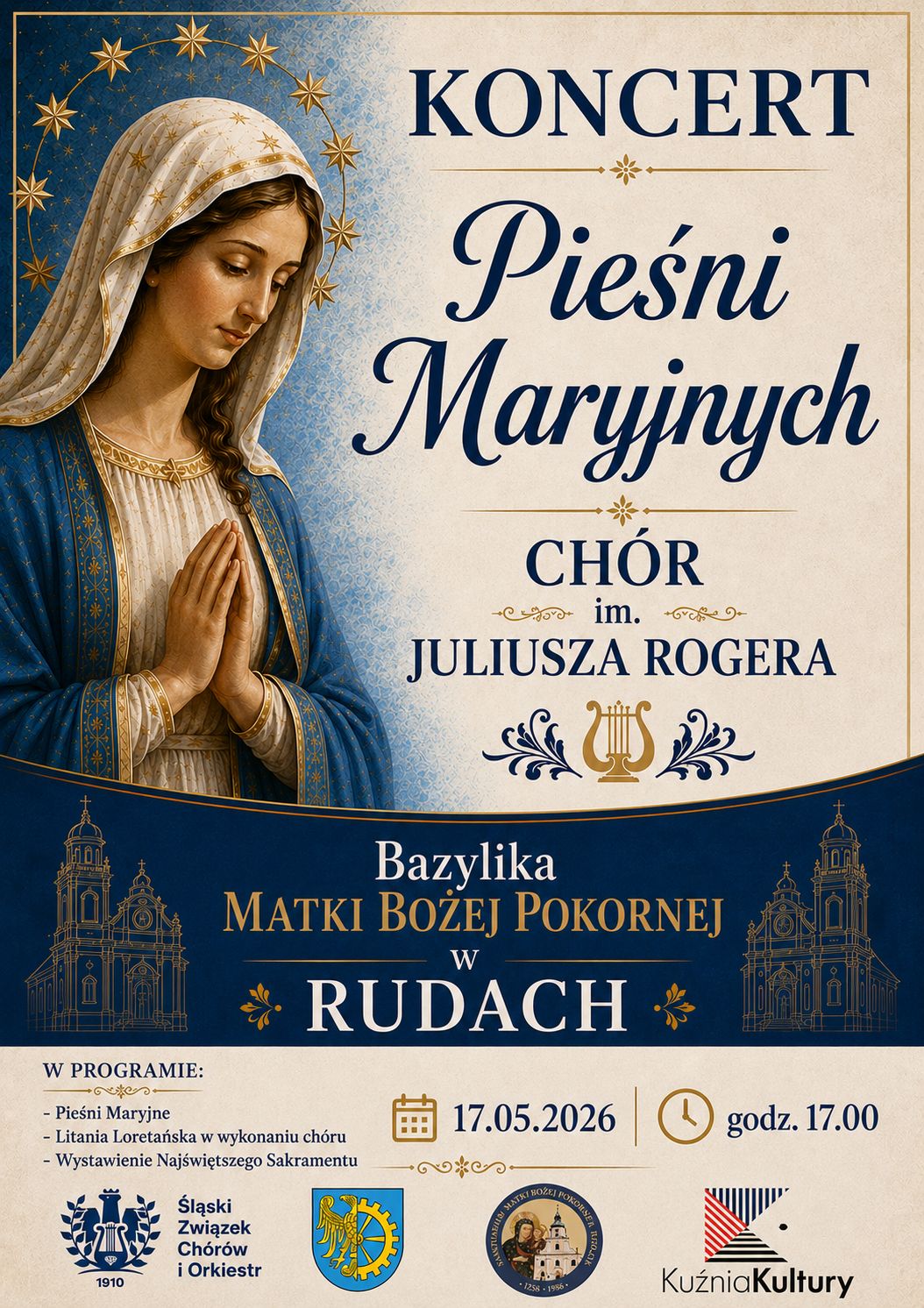 Koncert Pieśni Maryjnych w Bazylice w Rudach 