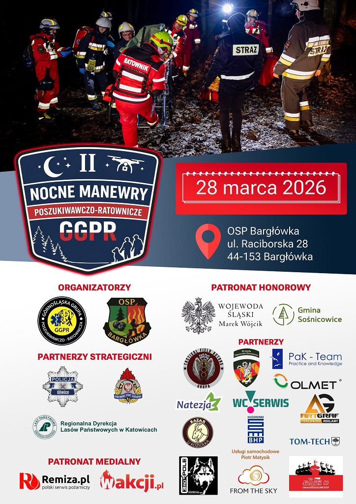 Nocne manewry poszukiwawczo-ratownicze 