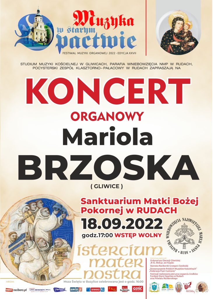Koncert organowy dr Marioli Brzoski 