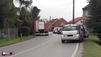 Potrącenie pieszego na drodze DW 920 (ul. Rybnicka) w Rudach (wideo)