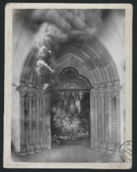 Dziś przypada 77. rocznica podpalenia kościoła oraz pałacu przez Armię Czerwoną 